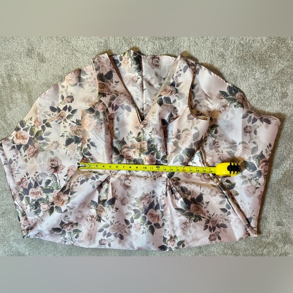 Chi Chi London mikado floral high low dress - Picture 6 of 11